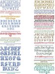 (image for) Cross Stitch Alphabets with Backstitching